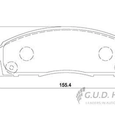 Brake-Pads-Front-Nissan-Nv200-1.51.6-13-SAFELINE-D4096S-SET-LH-RH-Wheel