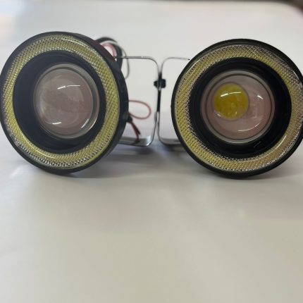 12V 2PCS LED Fog Light Round Angel Eye Halo For Any Cars SUV Or Trucks