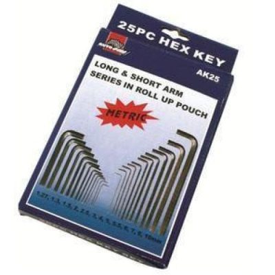 Autogear Allen Key Set -25Pc